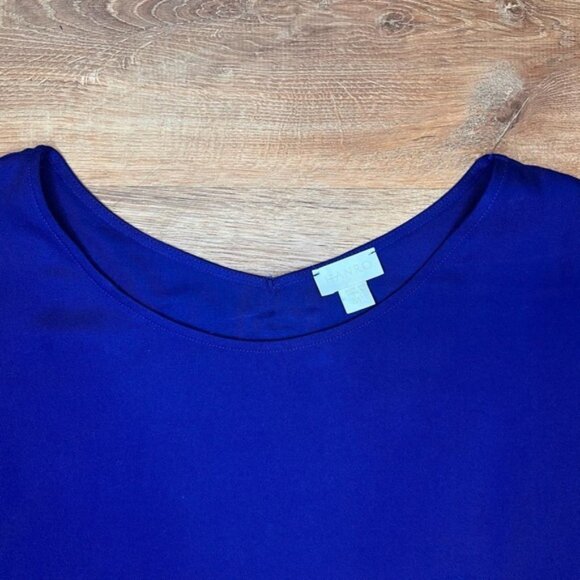 HANRO‎ Made in Turkey 🇹🇷 Crew Neck Short Cap Sleeve Pullover Blouse Size SMALL - Picture 6 of 10